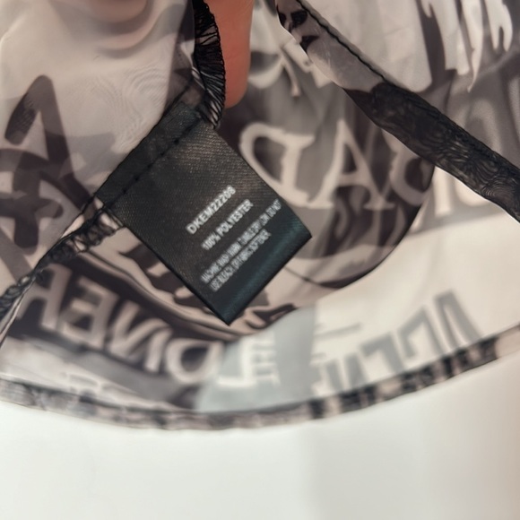 Emily The Strange Organza graphic a line mini dress Peter Pan collar small new - Picture 6 of 9